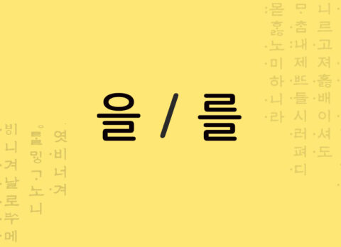 Partícula de objeto coreano