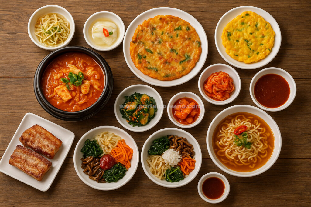 Vocabulário Comidas coreanas