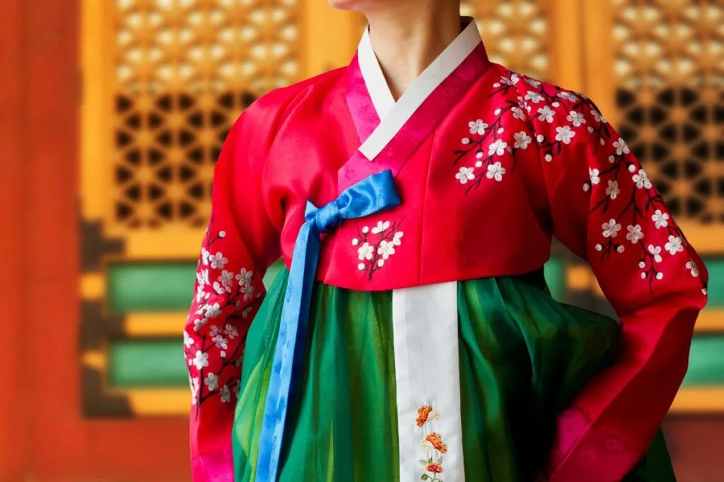 Hanbok roupa tradicional coreana