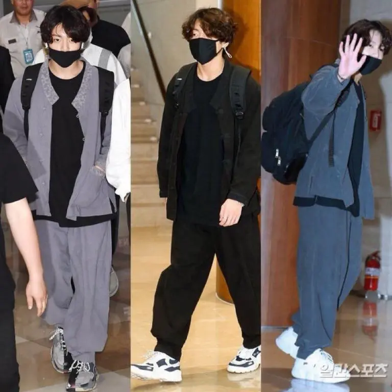 Jungkook do BTS veste hanbok moderno